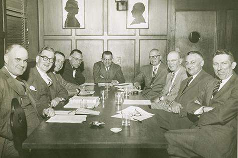 Historic image of Institute members